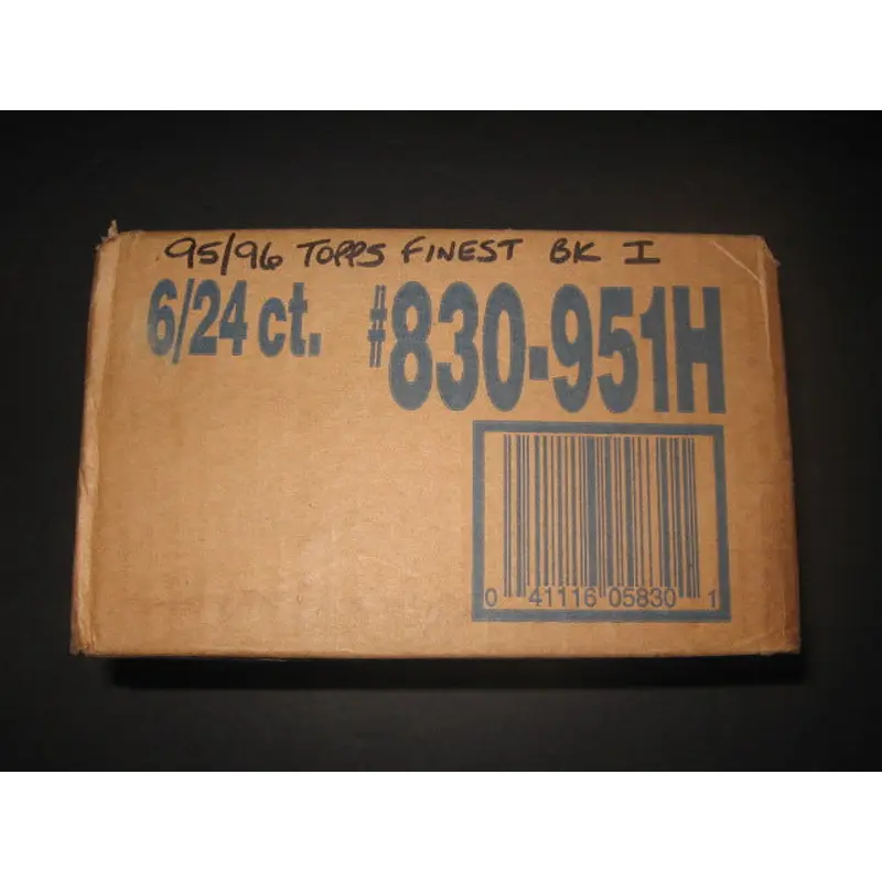 1995/96 Topps Finest Basketball Series 1 Case (Hobby) (6 Box)