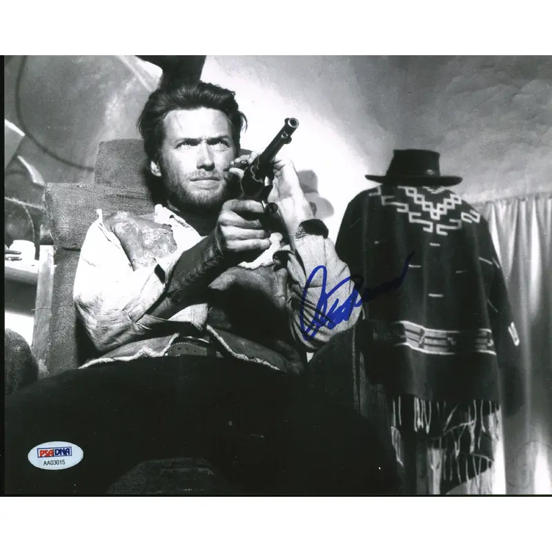 Clint Eastwood The Good, the Bad and the Ugly Signed 8x10 Photo PSA/DNA #AA03015