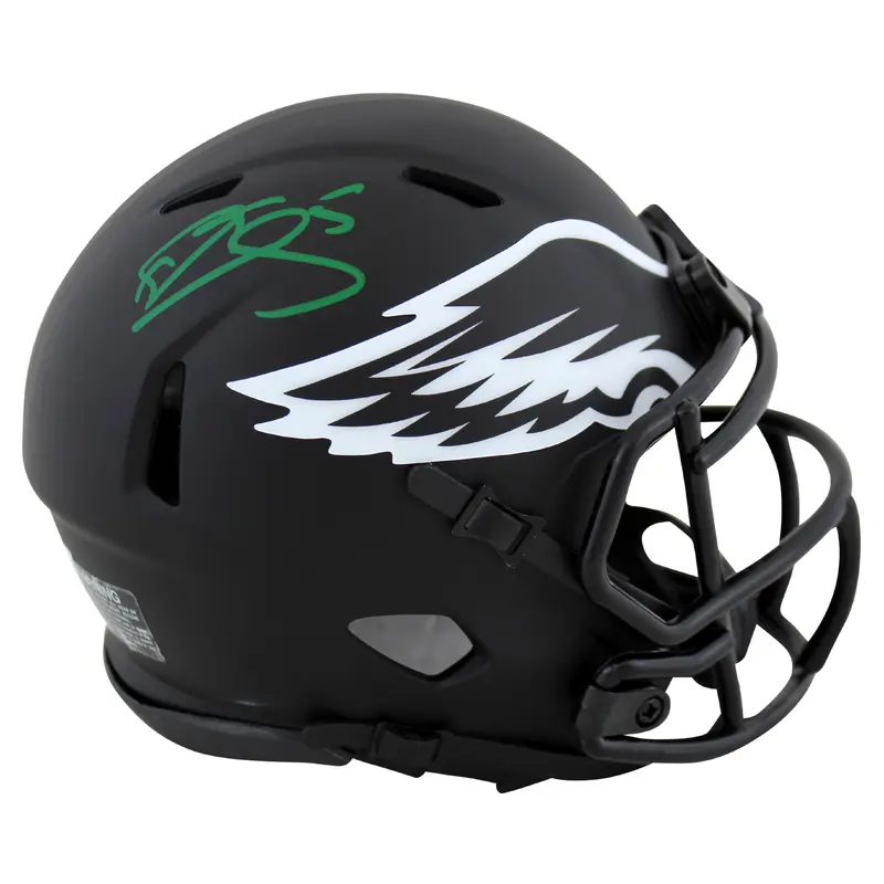 Eagles Donovan McNabb Authentic Signed Eclipse Speed Mini Helmet BAS Witnessed