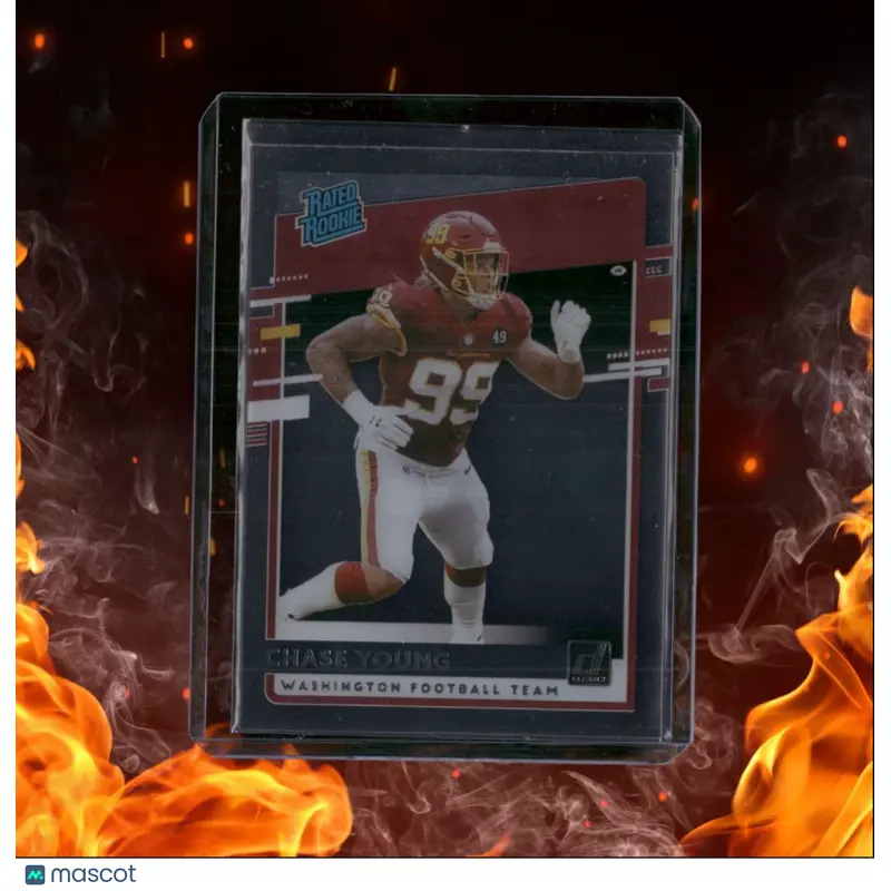 2020 Panini Chronicles Chase Young Clearly Donruss Rated Rookie #RR-CY
