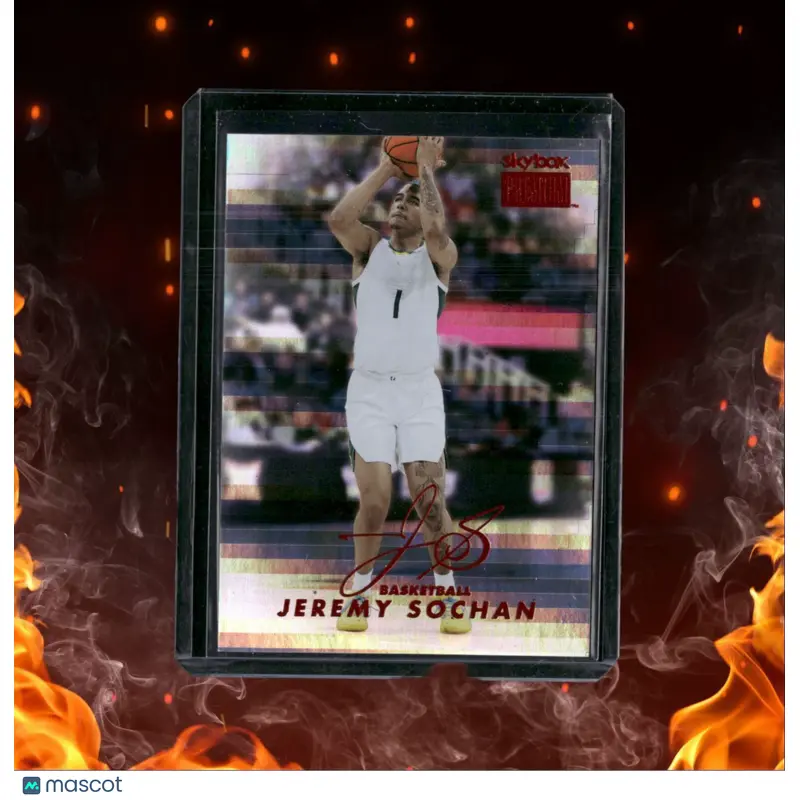 2022-23 Skybox Metal Universe Champions Jeremy Sochan Star Rubies Rookie 4/50
