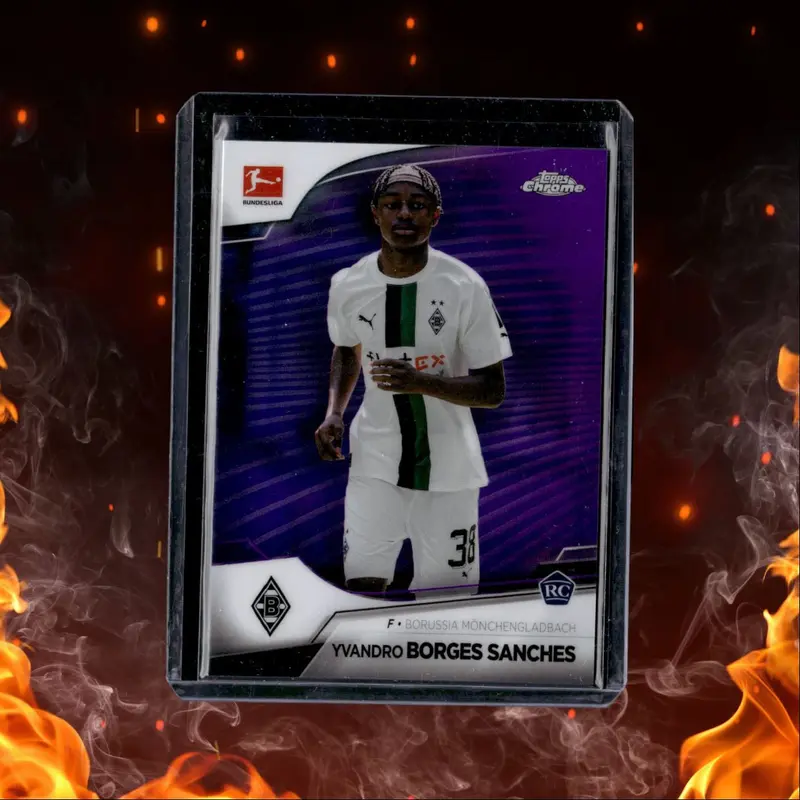 2023 Topps Chrome Yvandro Borges Sanches Purple Refractor Rookie 134/299 #75
