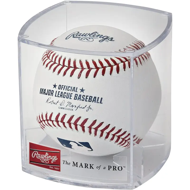 Nashville Sounds Rawlings MLB Official Game Baseball w/ Display Case