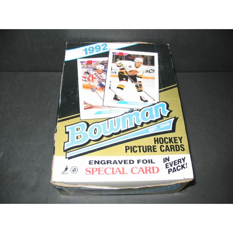 1992 1992/93 Bowman Hockey Box