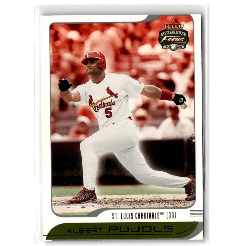 2002 Fleer Focus JE Albert Pujols #50