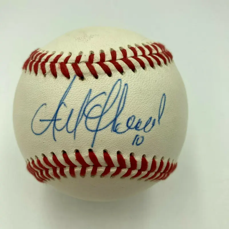Andrew McCutchen Signed Autographed Official League Baseball With Game Ticket