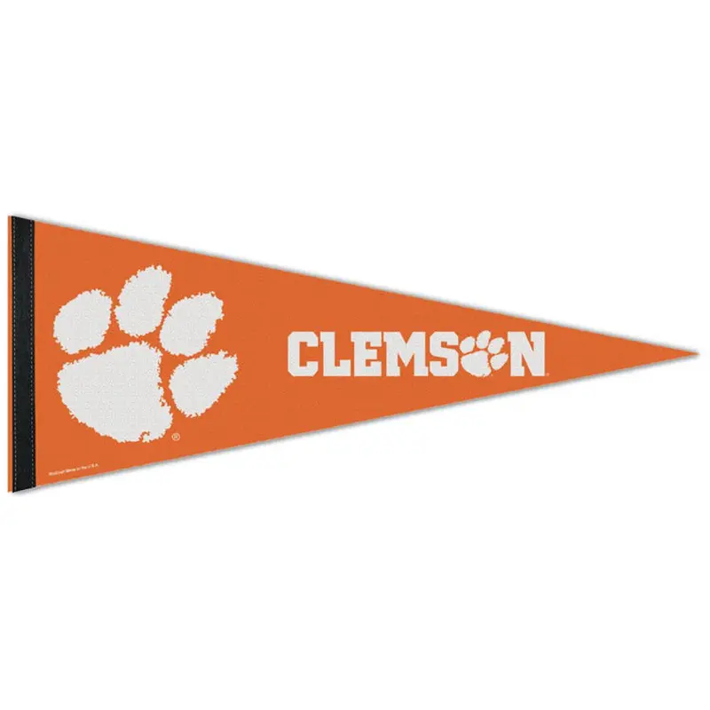Clemson University Tigers Official NCAA Team Premium Felt Pennant - Wincraft