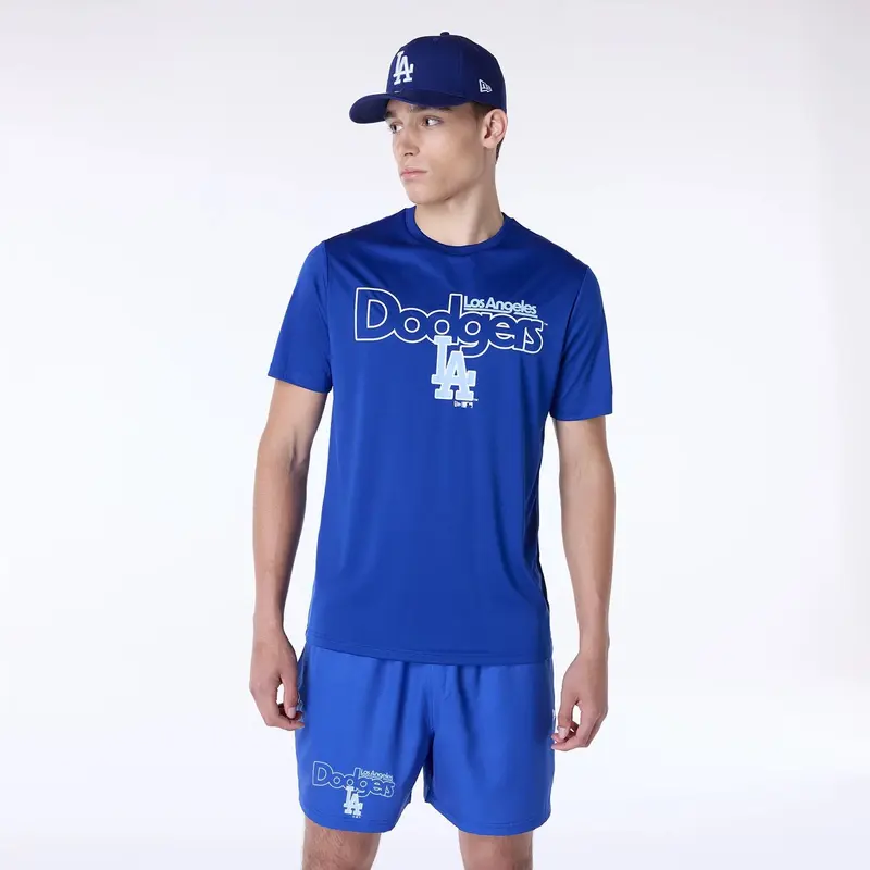 LA Dodgers MLB Essential Blue Top And Shorts Set
