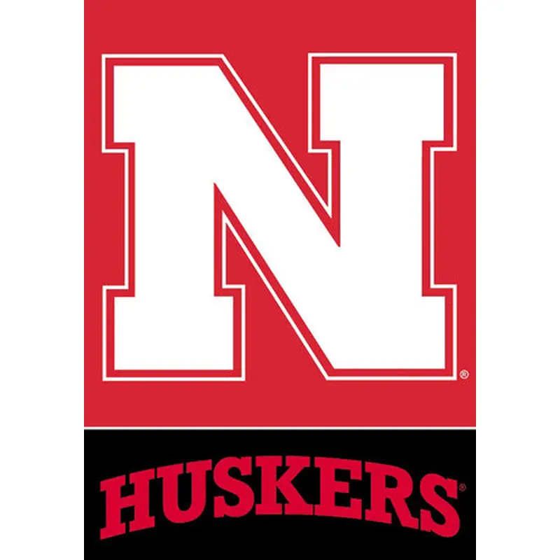 Nebraska Huskers Official 28x40 NCAA Premium Team Banner - BSI Products