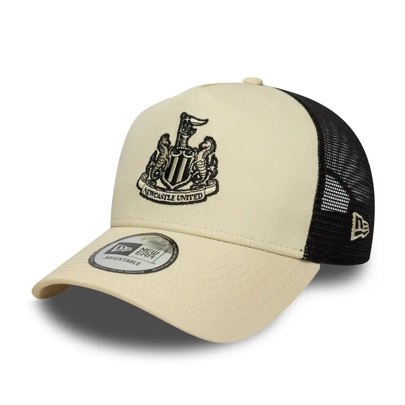 Newcastle United FC Seasonal Cream 9FORTY E-Frame Trucker Adjustable Cap