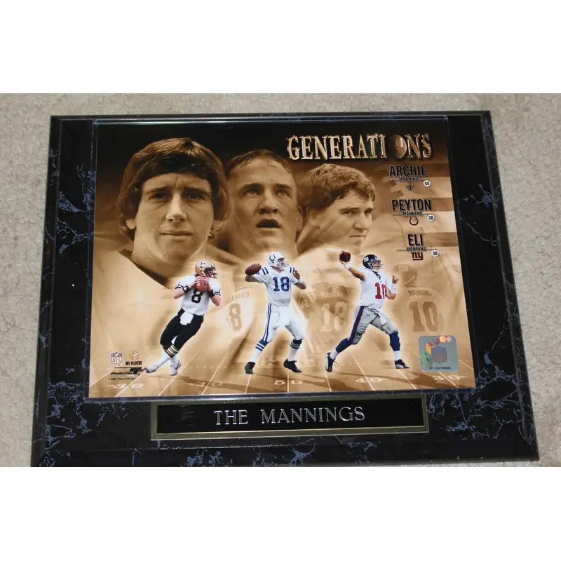 The Mannings Generations Photo Plaque