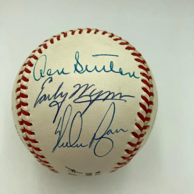 300 Win Club Signed Baseball Nolan Ryan Tom Seaver 8 Sigs JSA COA