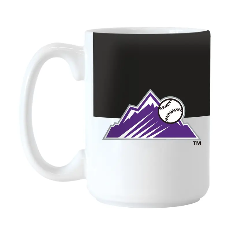 Colorado Rockies 15oz Colorblock Sublimated Mug