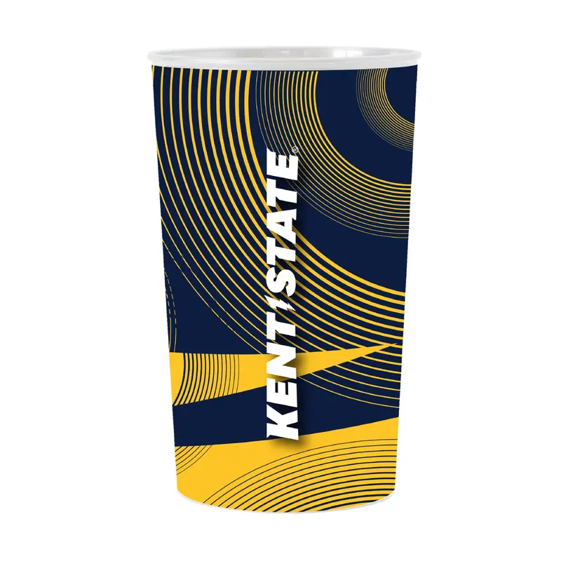 Kent State Geometric Hardwall Cup 4 Pack
