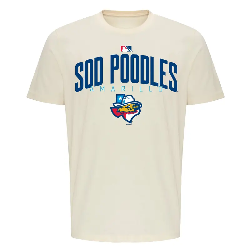 Amarillo Sod Poodles Vanilla State Tee