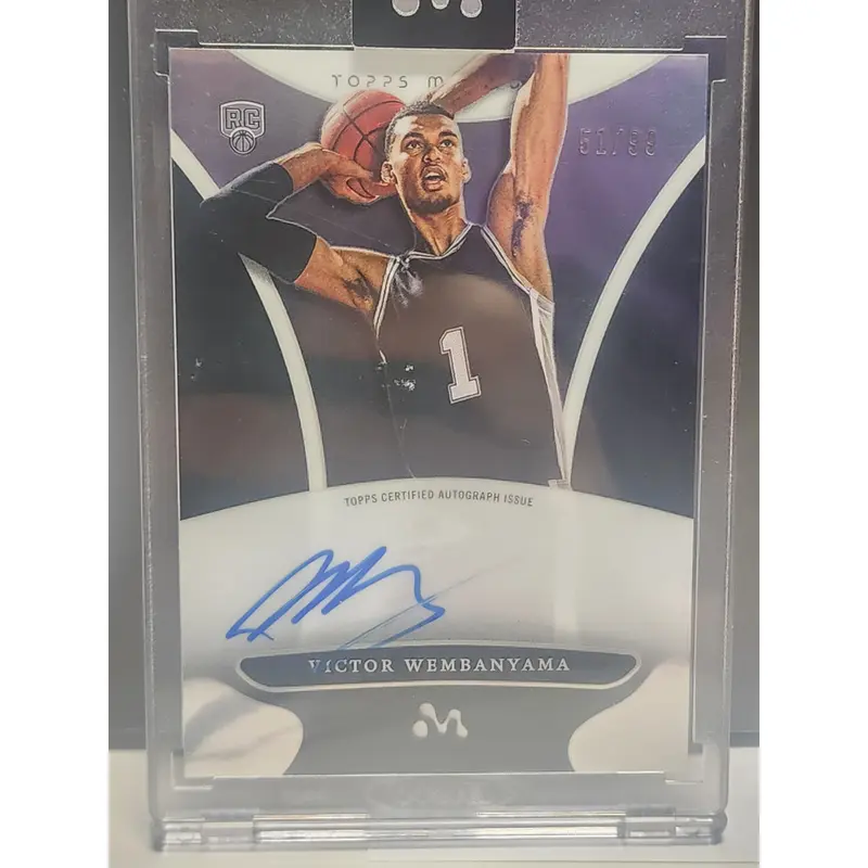 Victor Wembanayama 2023 Topps Mercury Rookie Auto Refractor #WA-8 #51/99