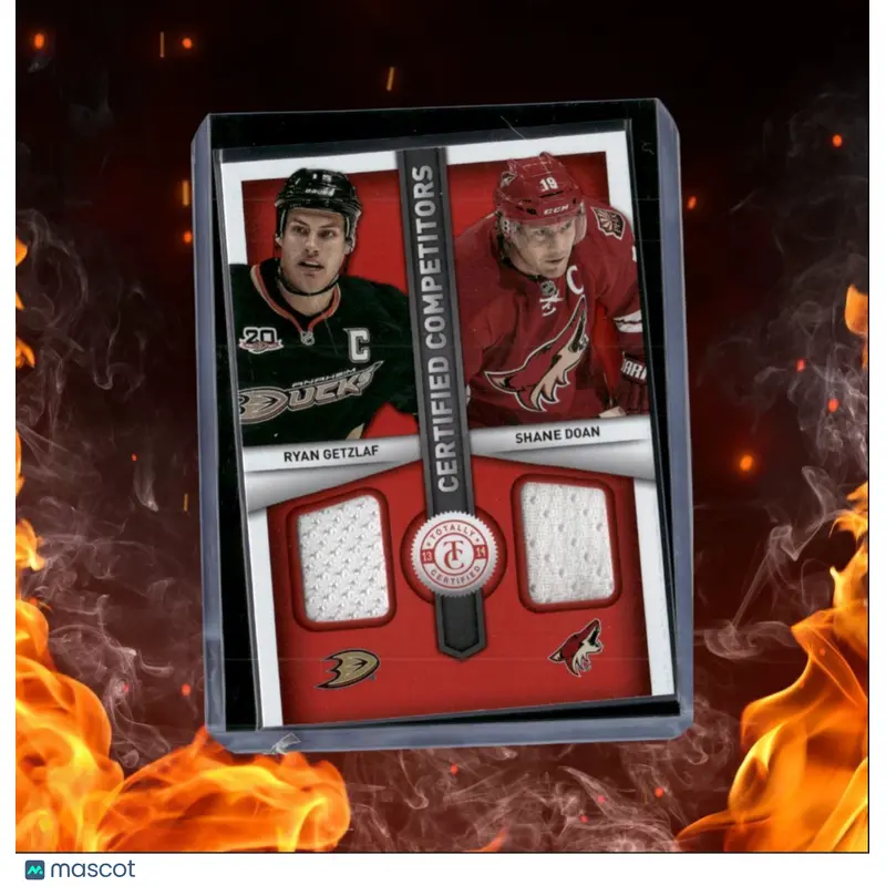 2013-14 Panini Totally Certified Ryan Getzlaf / Shane Doan Competitors Dual