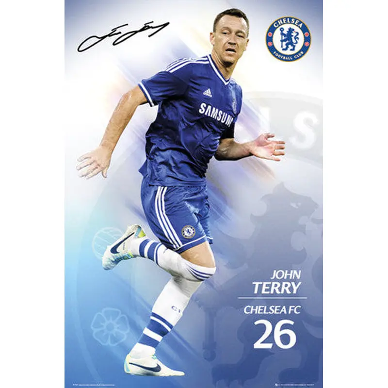 John Terry "Signature" Chelsea FC Official Action Poster - GB Eye (UK)