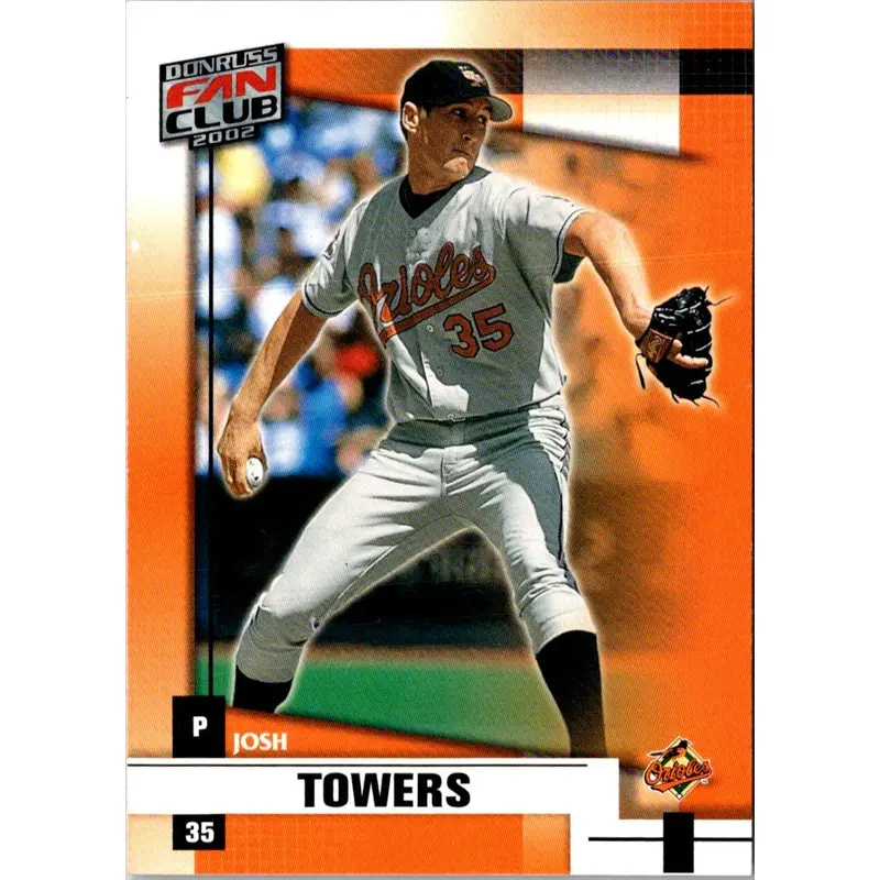 2002 Donruss Fan Club Die Cuts Josh Towers #195