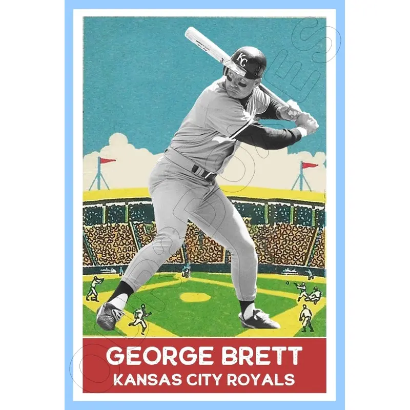 George Brett 1933 DeLong Custom Card - 4619
