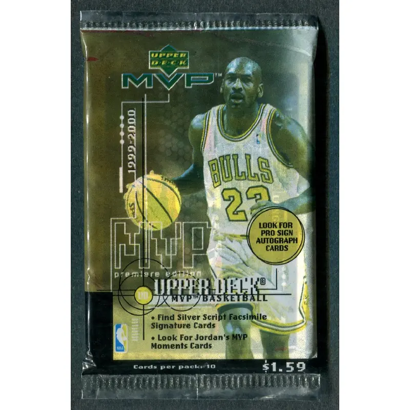 1999/00 Upper Deck MVP Basketball Unopened Pack (Pre-Priced)
