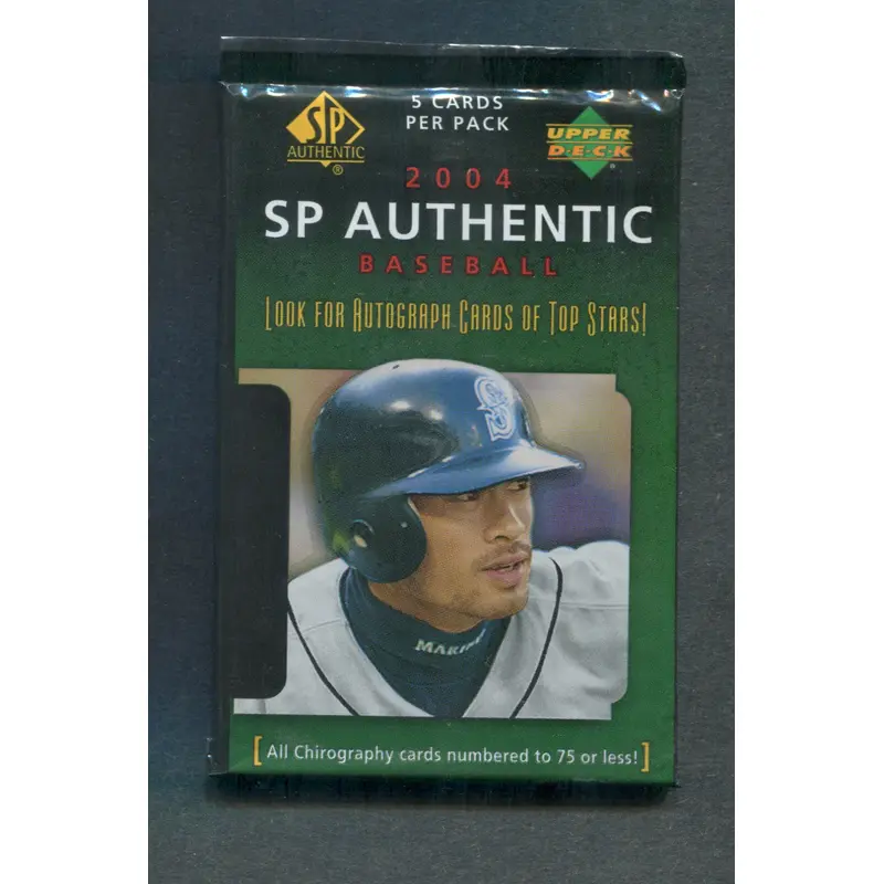 2004 Upper Deck SP Authentic Baseball Unopened Pack (5)