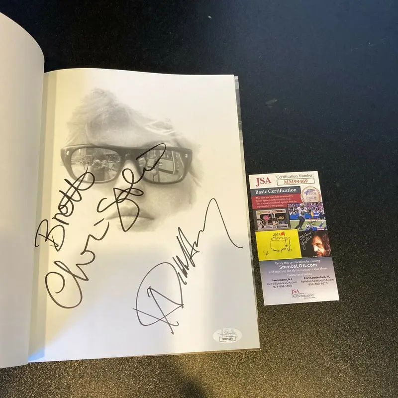 Debbie Harry & Chris Stein Signed Making Tracks Book With JSA COA