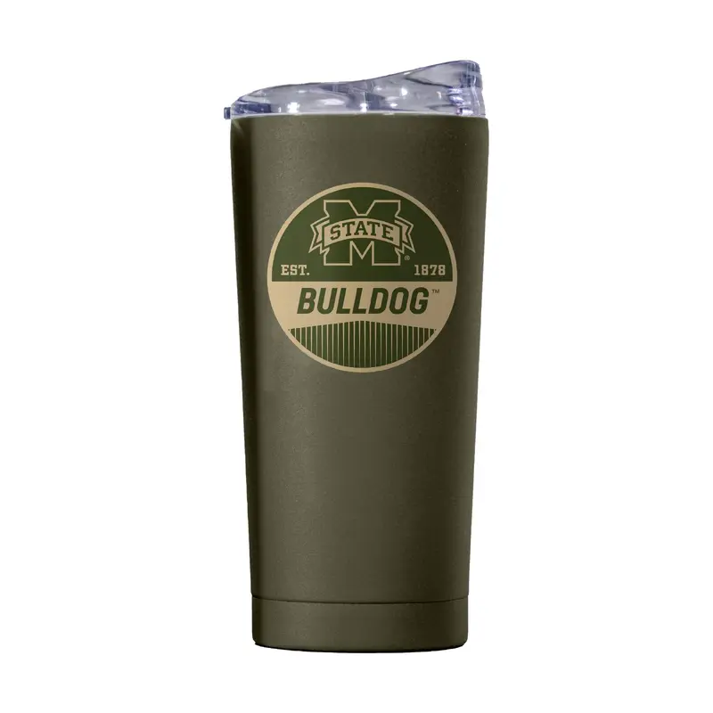 Mississippi State 20oz Badge Powder Coat Tumbler