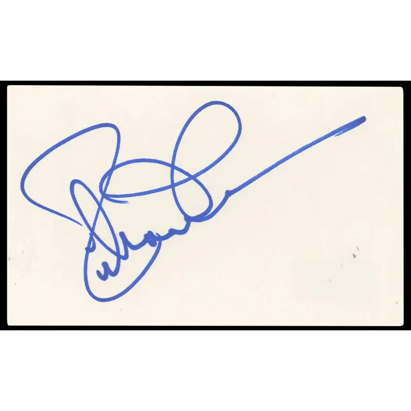 Richard Thomas The Waltons Authentic Signed 3x5 Index Card BAS #BN33319