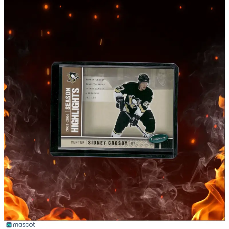 2005-06 Parkhurst Sidney Crosby Season Highlights Rookie #593
