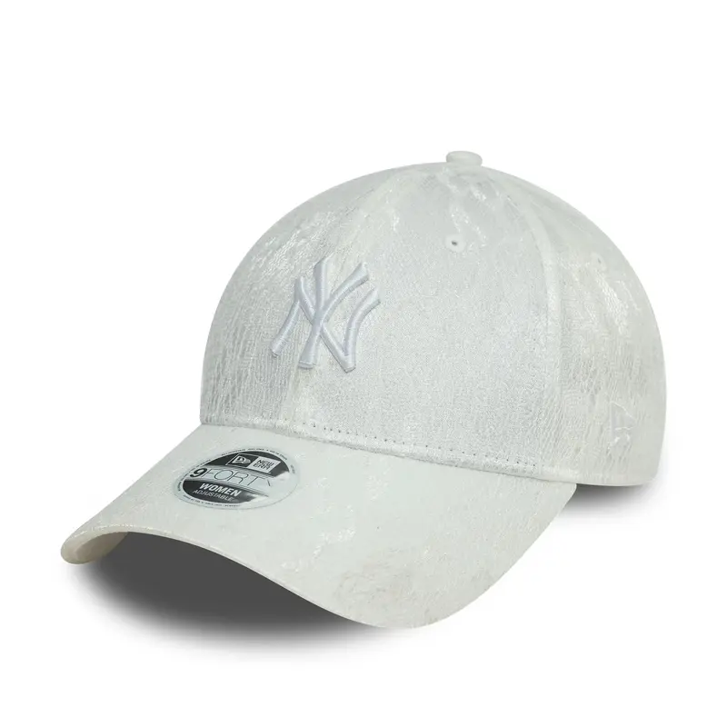 New York Yankees Womens Lace White 9FORTY Adjustable Cap