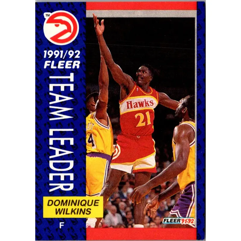 1991 Fleer Dominique Wilkins #372