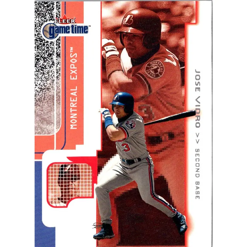 2001 Fleer Game Time Jose Vidro #55