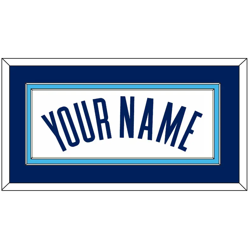 Villanova Basketball Name - Home White (2005-2007) - Double Mat 3