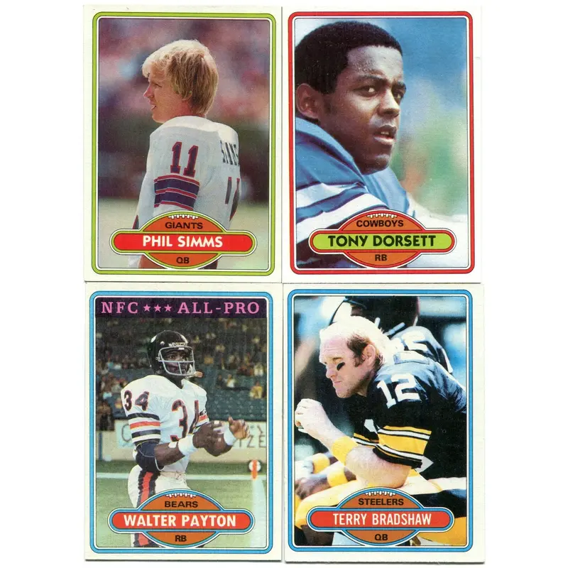 1980 Topps Football Complete Set EX/MT NM (528) (23-162)