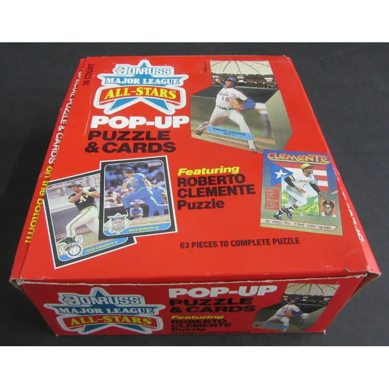 1988 Topps Major League Leaders Baseball Unopened Box