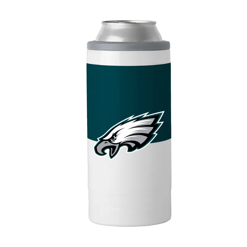 Philadelphia Eagles Colorblock 12oz Slim Can Coolie