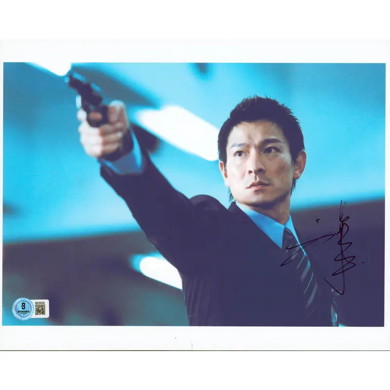 Andy Lau Internal Affairs Authentic Signed 8.5x11 Horizontal Photo BAS #BS29208