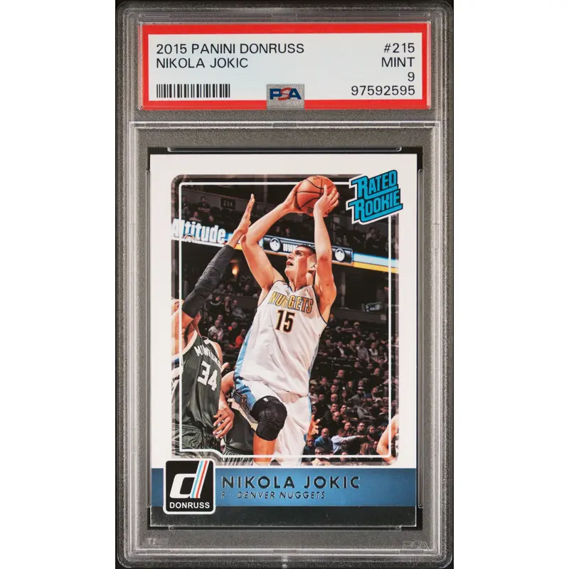 Nikola Jokic 2015 Donruss Rookie #215 PSA 9 Mint 2595