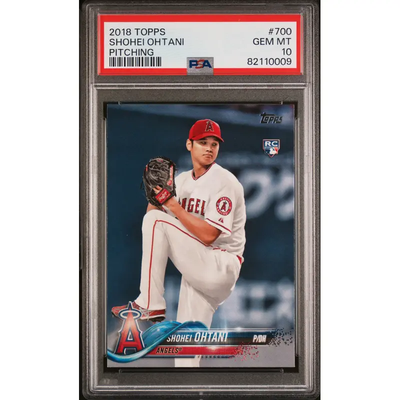 Shohei Ohtani 2018 Topps #700 PSA 10 Gem Mint 0009