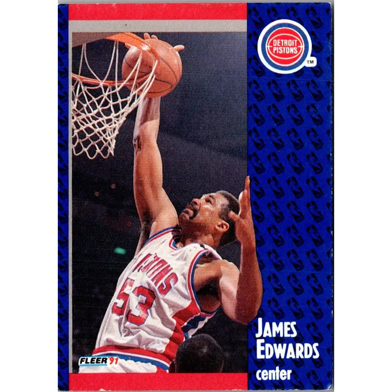 1991 Fleer James Edwards #60