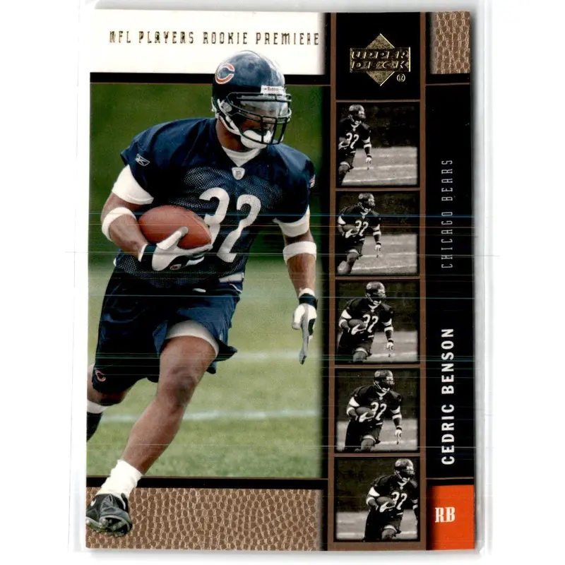 2005 Upper Deck Rookie Premiere Cedric Benson #17