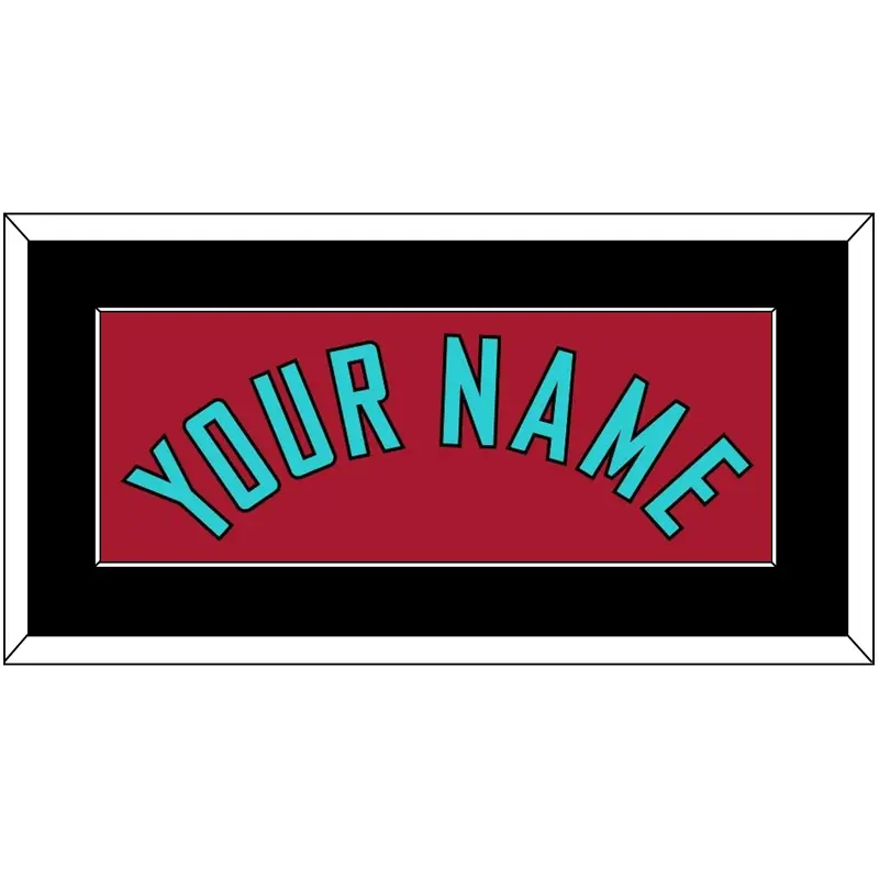 Arizona Name - Alternate Red - Single Mat 3
