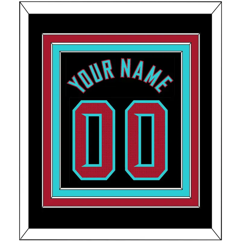 Arizona Name & Number - Alternate Black - Triple Mat 2