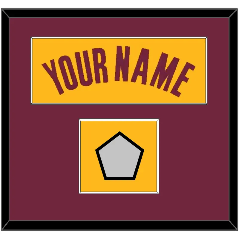 Cleveland Name & Finals Patch - Alternate Yellow (2012-2017) - Single Mat 2