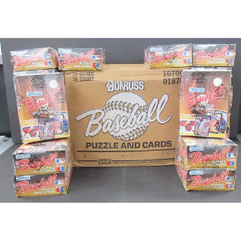 1987 Donruss Baseball Wax Case (20 Box) (BBCE) (Z)