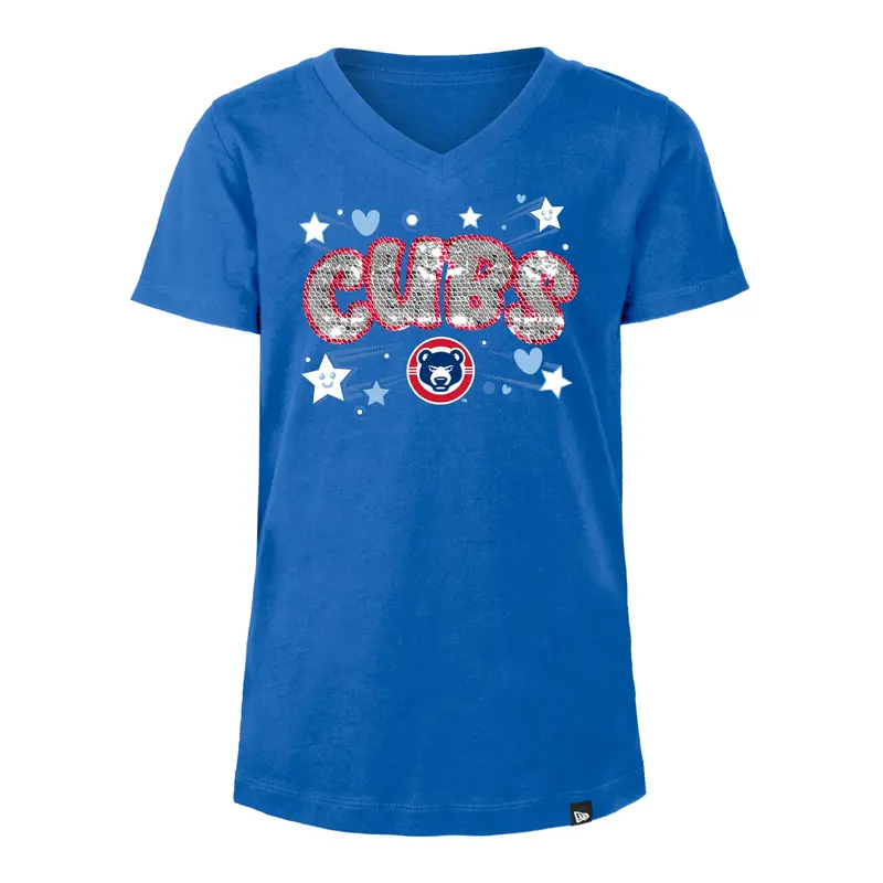 New Era South Bend Cubs Girls Flip Tee