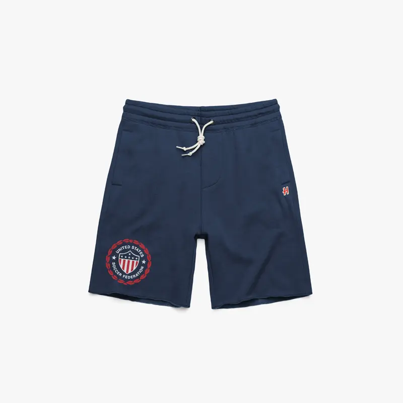 US Soccer 1986 Crest Sweat Shorts