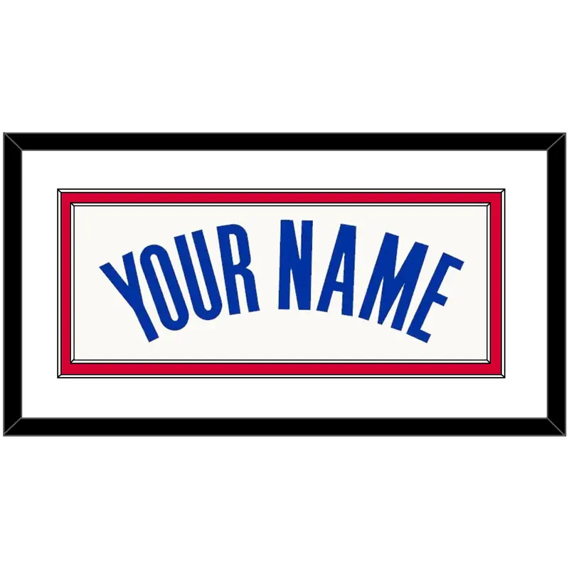 Los Angeles Name - Home White (2013-2015) - Double Mat 1