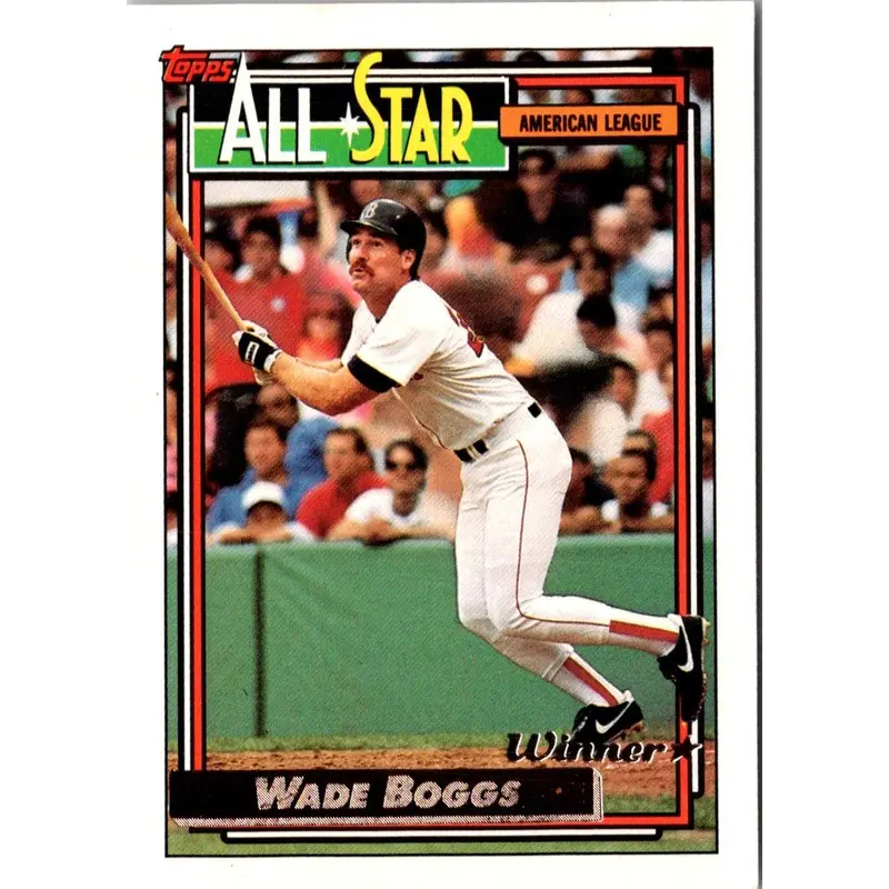 1992 Topps Gold Winners Wade Boggs #399